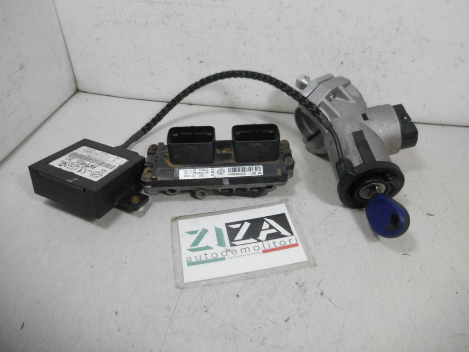 Kit Chiave ECU Fiat Panda 1.1 40kw 54cv 187A1000 2001 46767823 IAW59F.P2