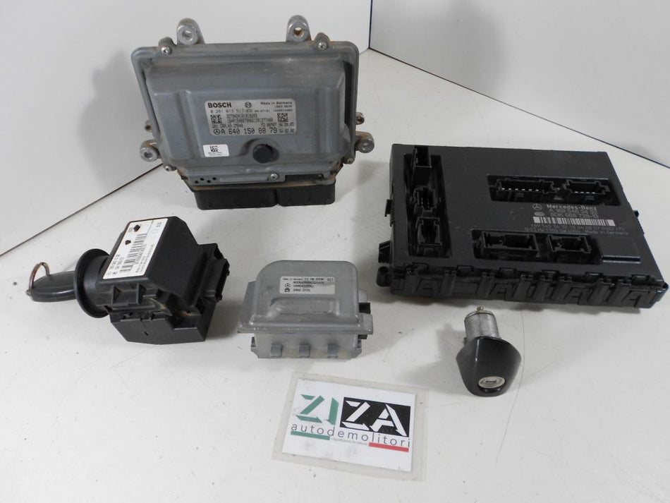 Kit Chiave ECU Mercedes W245 B180 2.0 CDI 80kw 640940 2006 A6401508879