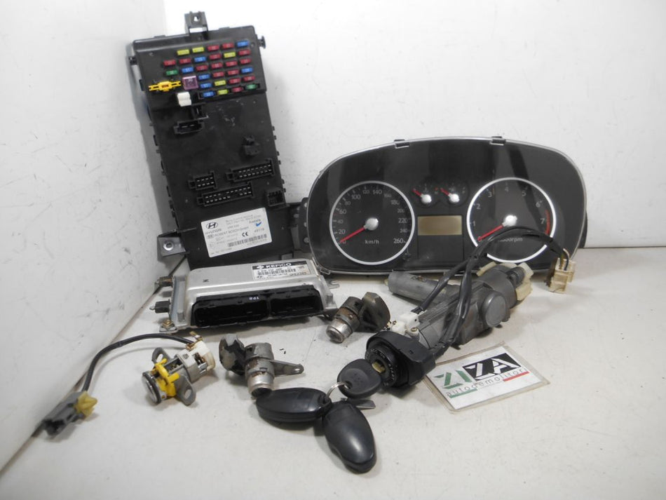 Kit Chiave ECU Hyundai Coupé GK 1.6 77kw G4ED 2004 39106-26740 39104-26740