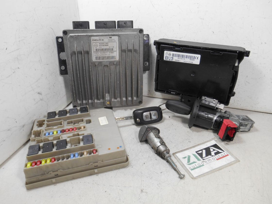 Kit Chiave ECU Renault Clio III 1.5 50kw K9KT7 2010 8200911560 8200619409