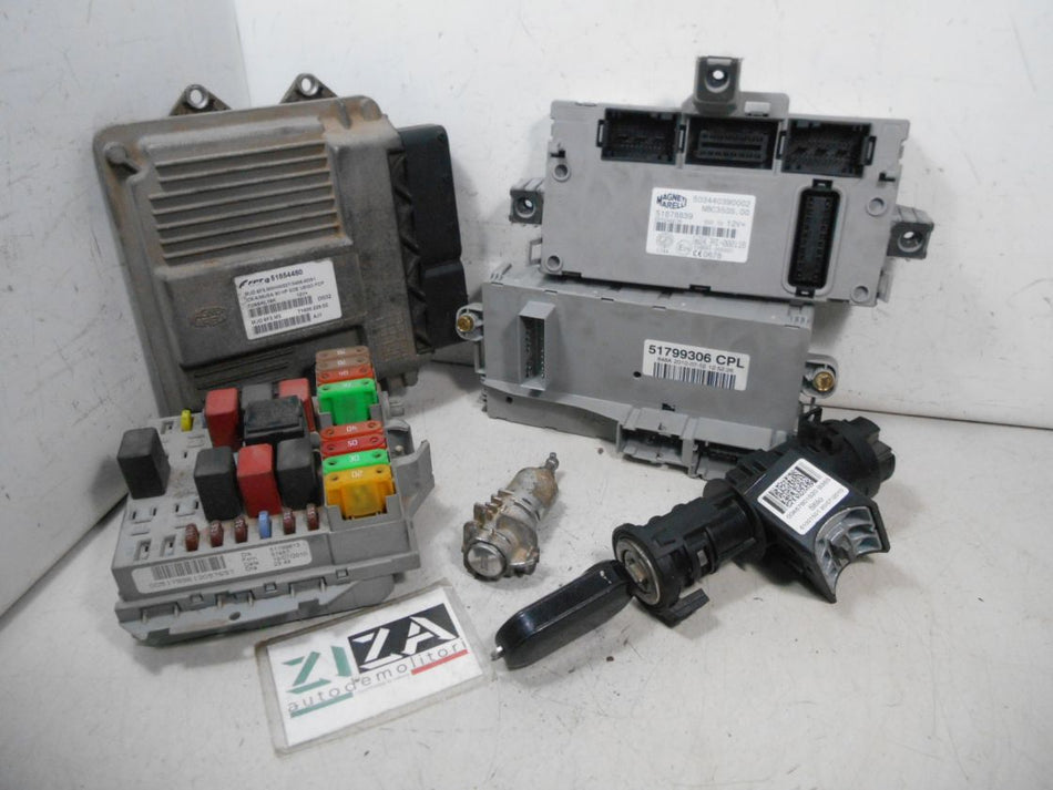 Kit Chiave ECU Fiat Idea 1.3 Mjet 90cv 199A3000 2010 51854480 MJD6F3M3