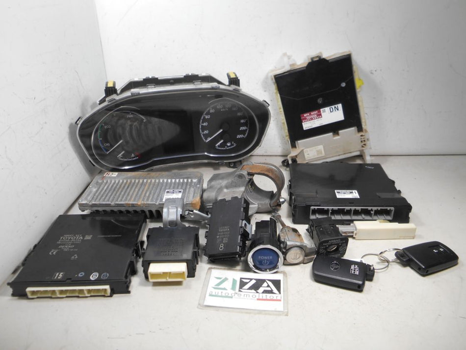 Kit Chiave ECU Toyota Yaris Hybrid XP130 1.5 54kw 1NZ 2017 89661-0U230 MB276200-2821