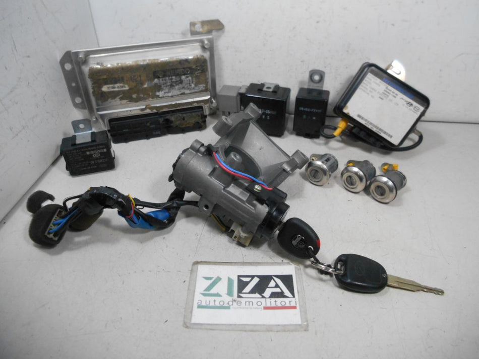 Kit Chiave ECU Hyundai Atos Prime Rest. 1.1 63cv G4HG 2007 39110-02BA5 39100-02BA5