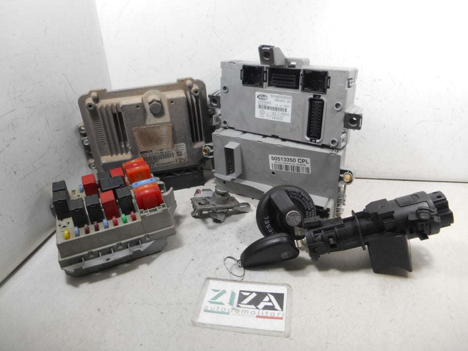 Kit Chiave ECU Alfa 147 1.9 JTDm 120cv 937A3000 2008 51806557 0281012882