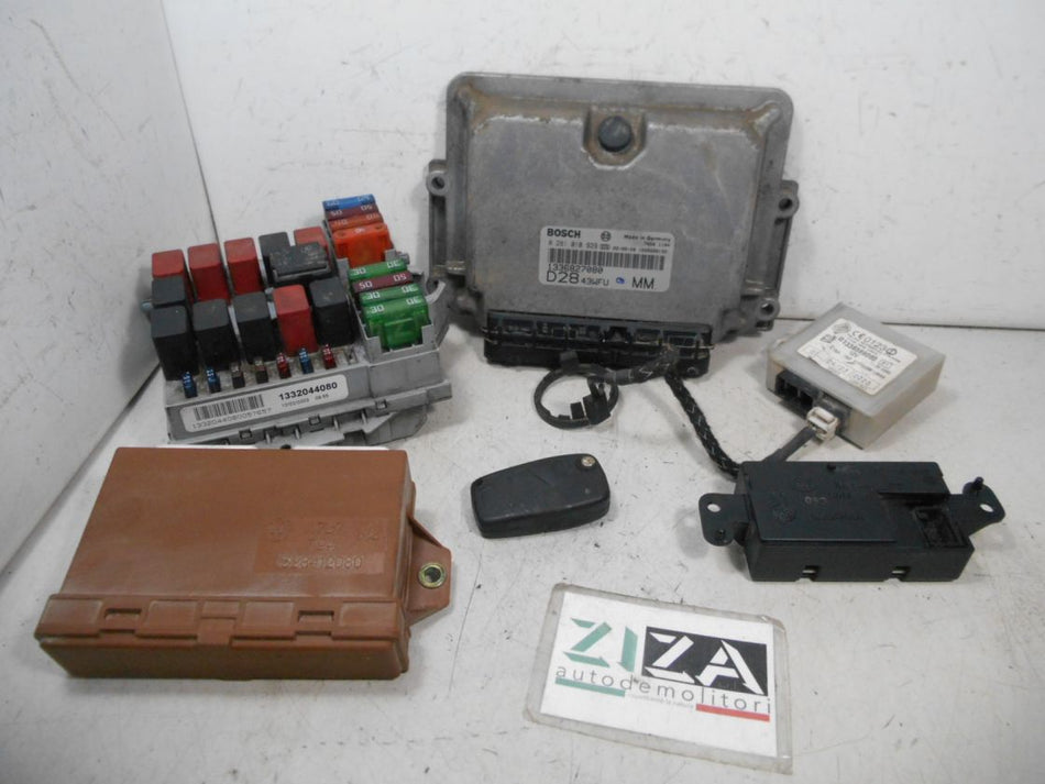 Kit Chiave ECU Fiat Ducato 2.8 JTD 93,5kw 8140.43S 2003 0281010929 1337648080