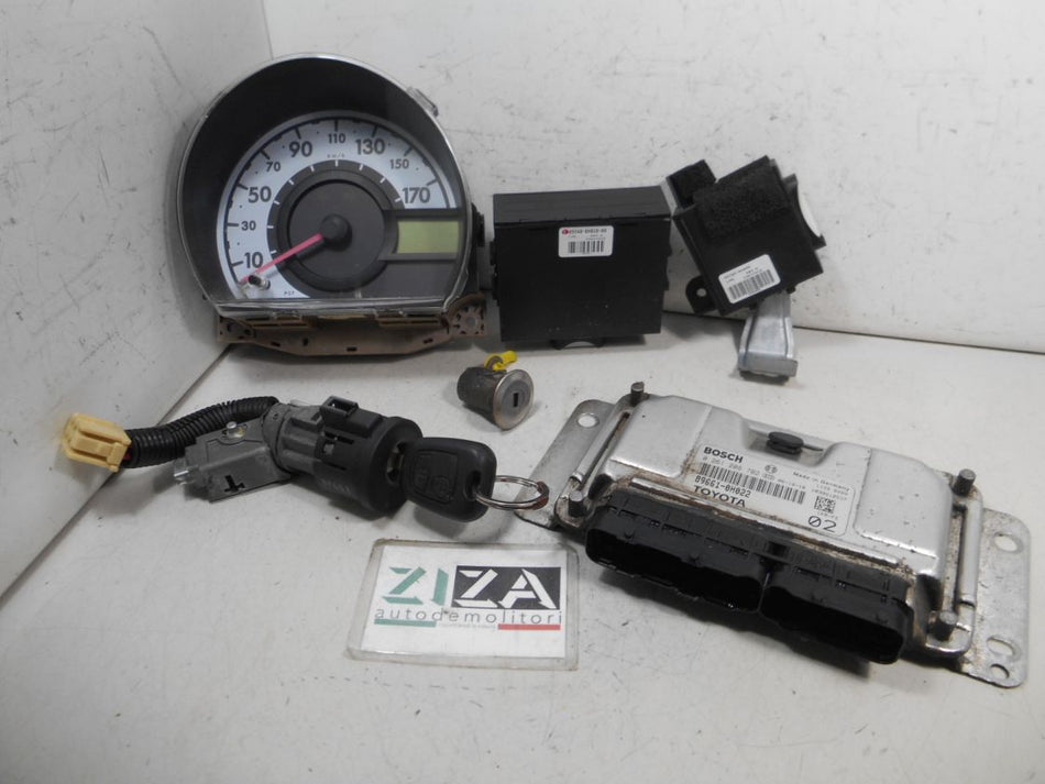 Kit Chiave ECU Peugeot 107 1.0 50kw 1KR 2006 89661-0H022 0261208702