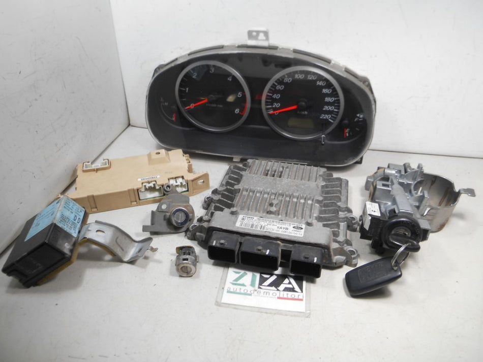 Kit Chiave ECU Mazda 2 DY SW 1.4 TDCI 50kw F6JA 2004 3S61-12A650-LB
