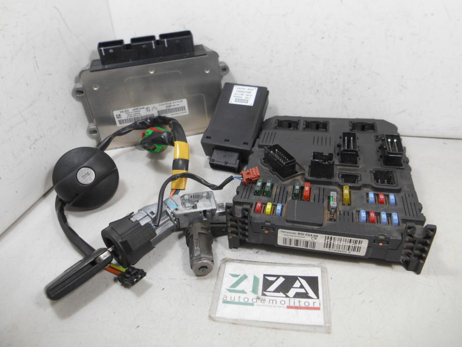 Kit Chiave ECU Peugeot 1007 1.4 54kw 73cv KFV 2007 9661961180 J34P-AAE