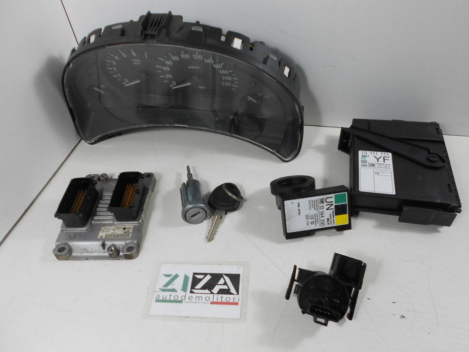Kit Chiave ECU Opel Corsa C 1.0 60cv Z10XEP 2005 0261208393 55354327