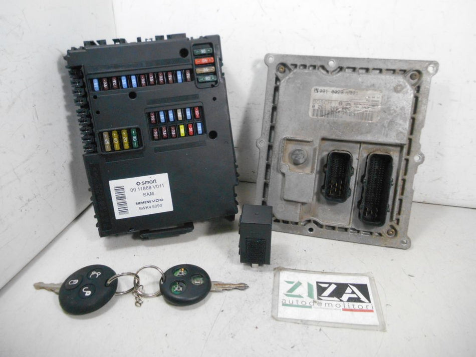 Kit Chiave ECU Smart Fortwo W450 698 45kw 15 2004 0010020V001 0261205006