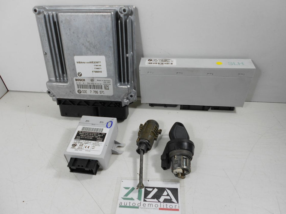 Kit Chiave ECU BMW X3 E83 2.0d 150cv 204D4 2005 0281011564 7796571