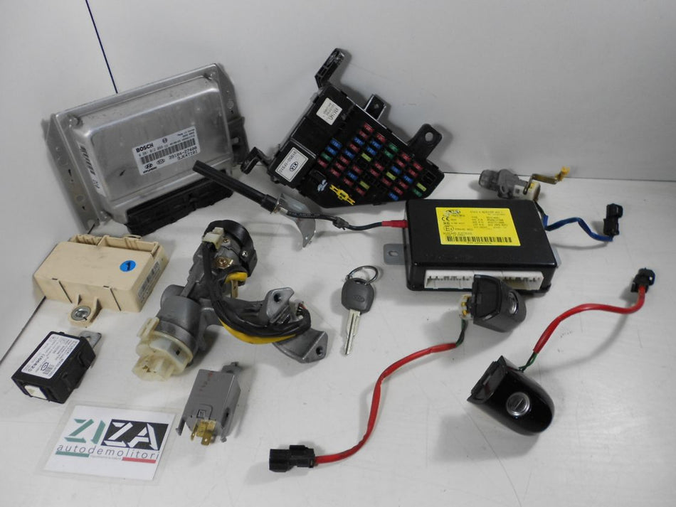 Kit Chiave ECU Kia Sportage KM 2.0 112cv D4EA 2006 0281012099 39104-27400