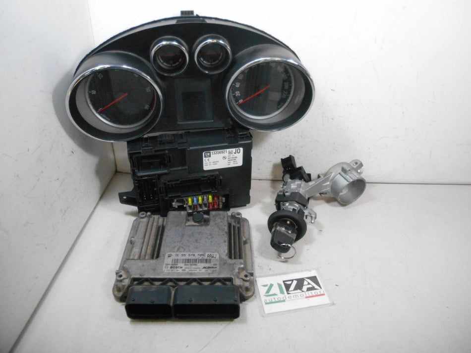 Kit Chiave ECU Opel Meriva B 1.3 70kw 95cv A13DTE 2011 55578704 0281017587