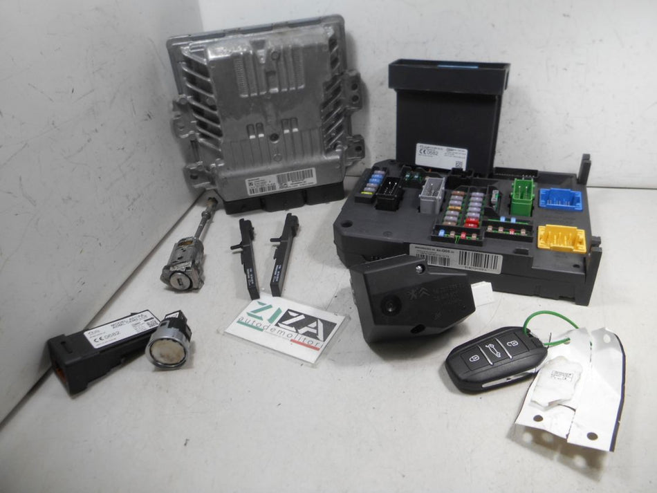 Kit Chiave ECU Peugeot 508 I 1.6 84kw 115cv 9H05 2012 9678628780 S180123007A