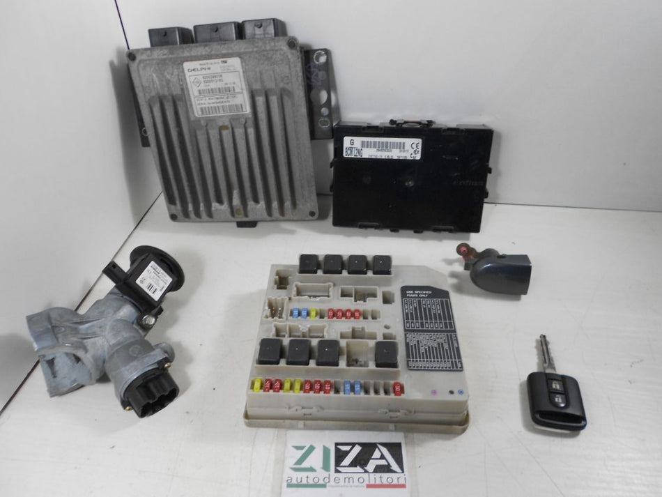 Kit Chiave ECU Nissan Micra K12 1.5 50kw K9K 2006 8200399038 8200513163