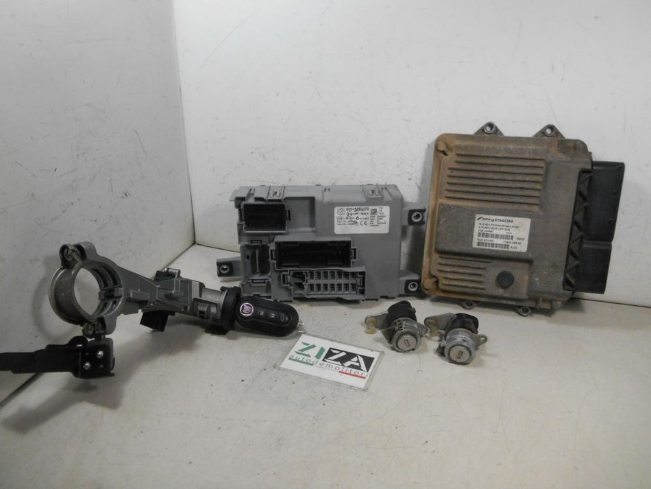 Kit Chiave ECU Fiat Grande Punto 1.3 Mjet 90cv 2008 51843364 MJD6F3.PO
