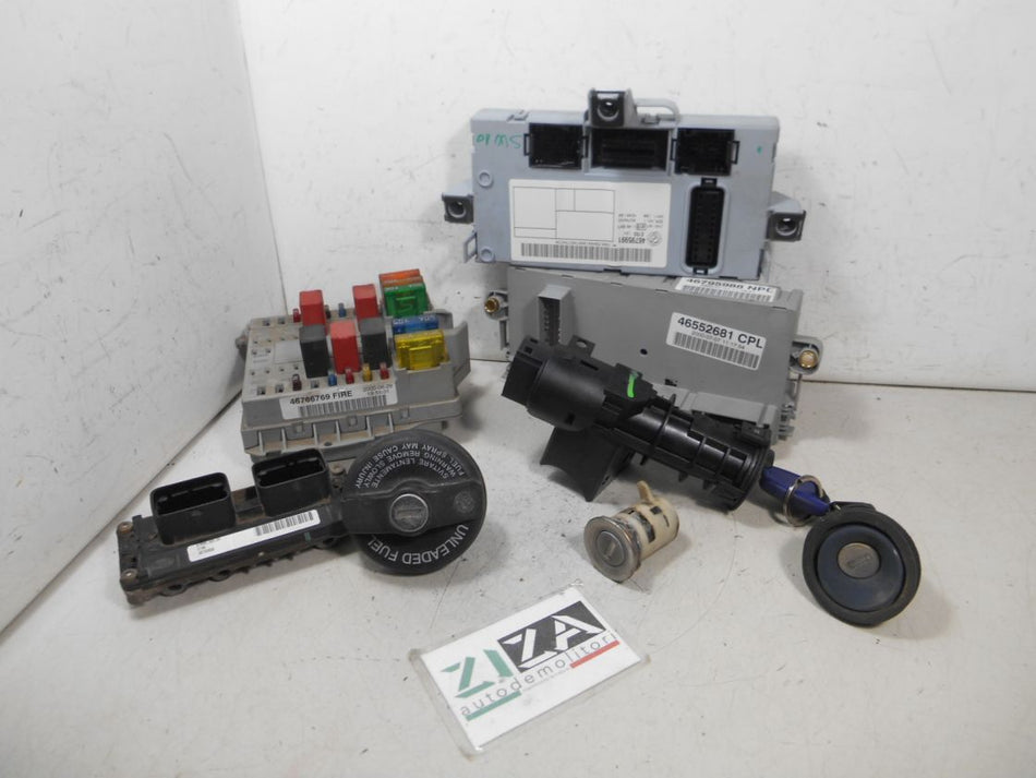 Kit Chiave ECU Fiat Punto 188 1.2 44kw 60cv 188A4000 2000 46760606 IAW59F.M2