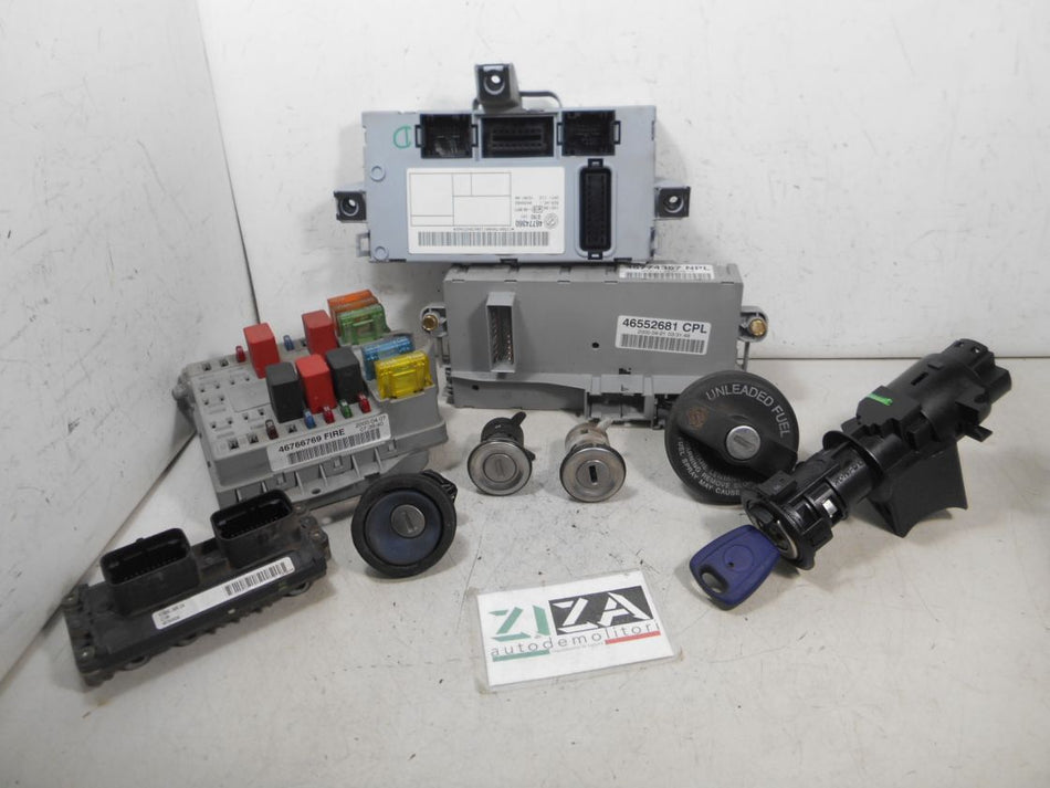 Kit Chiave ECU Fiat Punto 188 1.2 44kw 60cv 188A4000 2000 46760606 IAW59F.M2