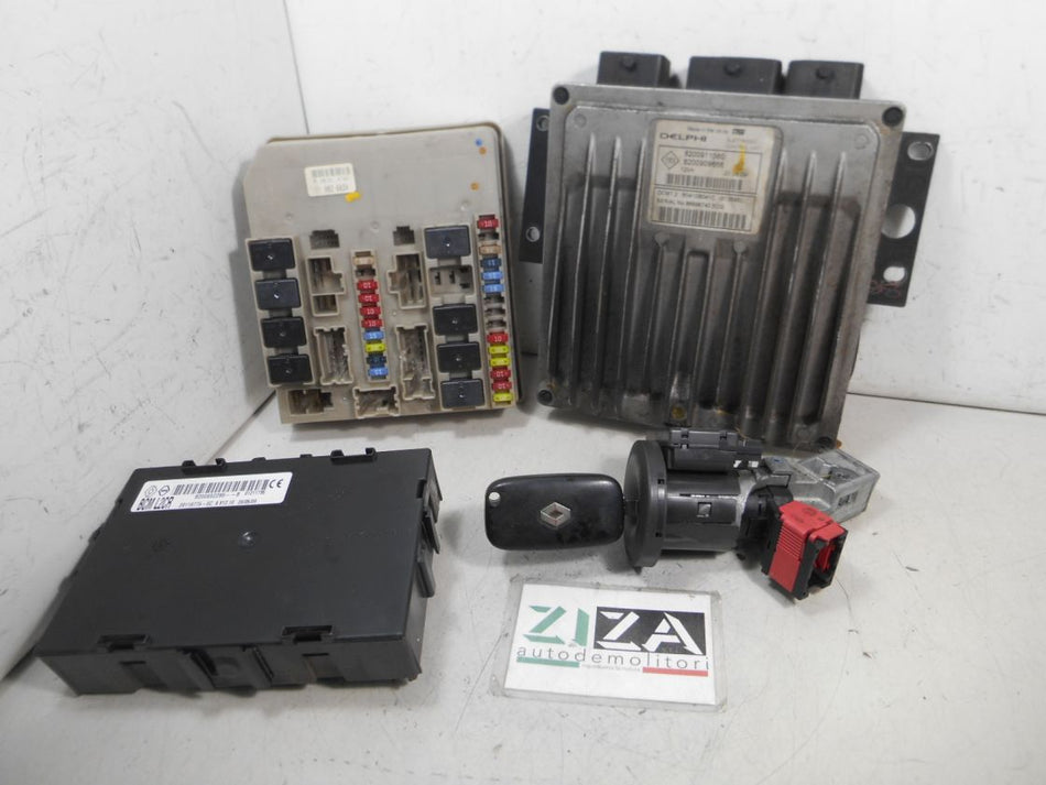 Kit Chiave ECU Renault Clio III Res 1.5 DCI 63kw 85cv K9KT7 2010 8200911560 8200619409