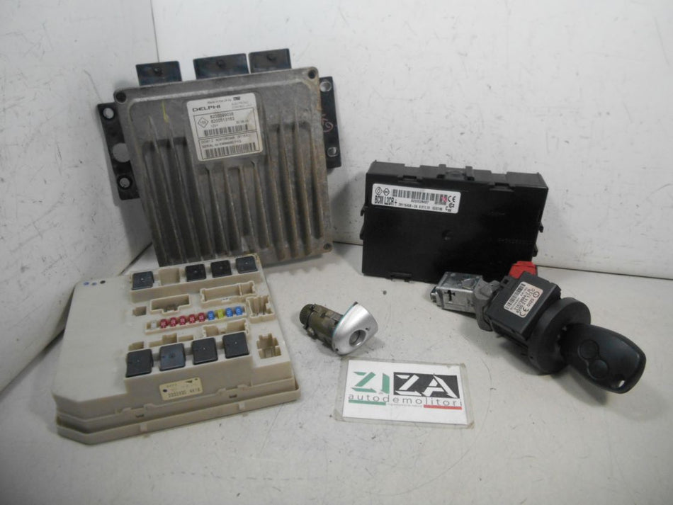 Kit Chiave ECU Renault Modus I 1.5 DCI K9KT7 2005 8200399038 8200513163