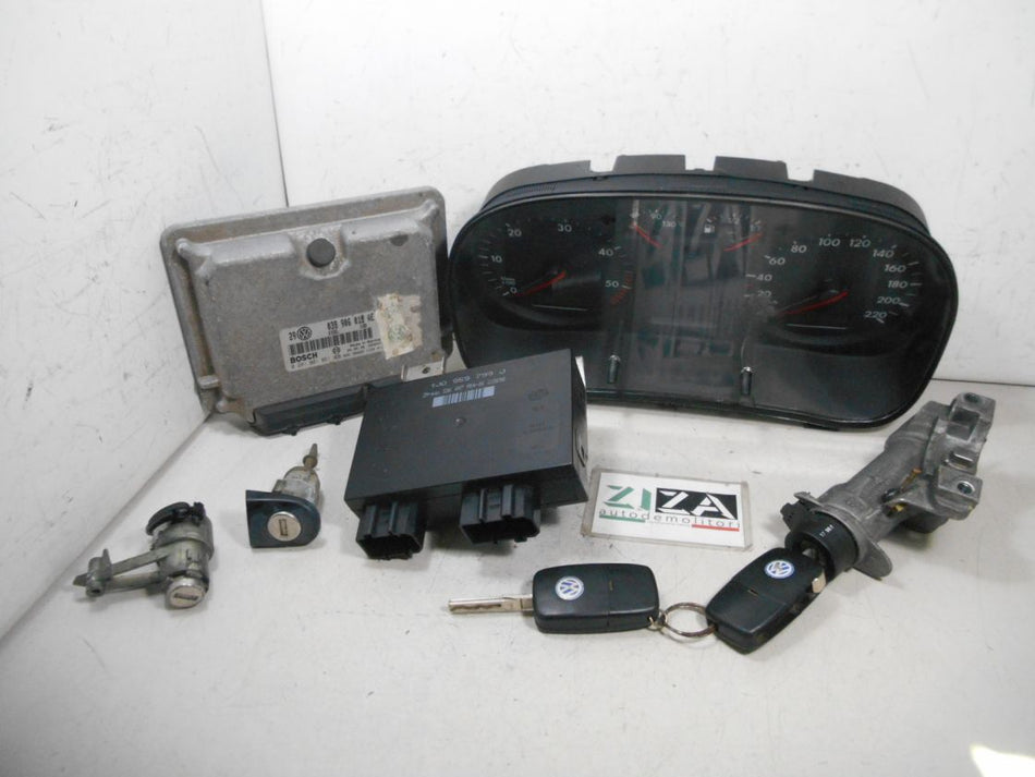 Kit Chiave ECU VW Bora 1.9 TDI 66kw 90cv ALH 1998 038906018AE 0281001851