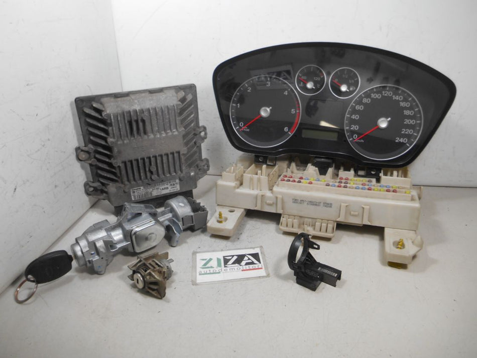Kit Chiave ECU Ford Focus II 2.0 100kw 136cv G6DA 2005 5M51-12A650-MB 5WS40227C-T SID803