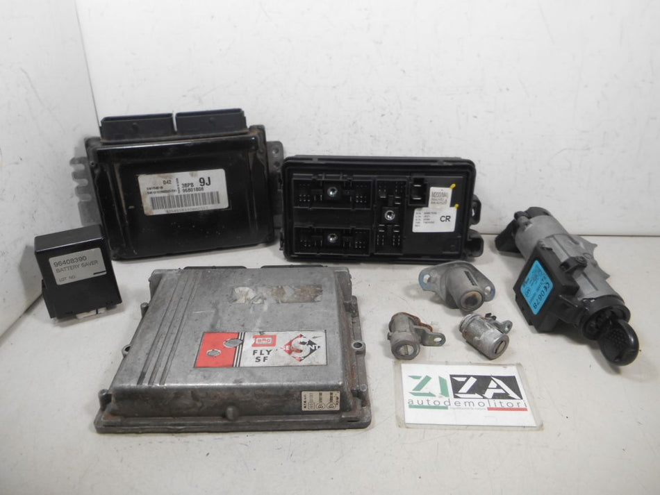Kit Chiave ECU Chevrolet Matiz 1.0 B/GPL 66cv B10S1 2010 96801808 5WY5451A