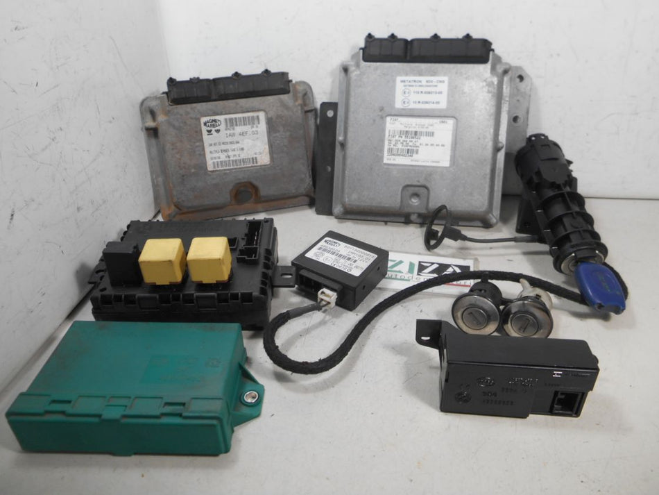 Kit Chiave ECU Fiat Multipla II 1.6 B/Met 76kw 182B6000 2004 55195166 IAW4EF.G3