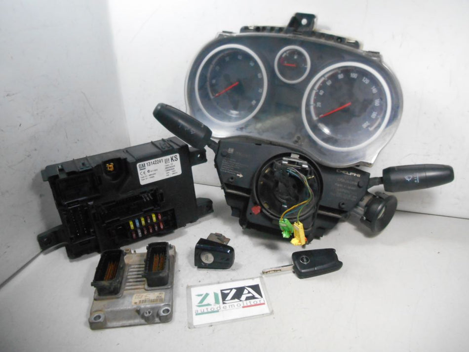 Kit Chiave ECU Opel Corsa D 1.2 59kw Z12XEP 2007 55557932 0261208939