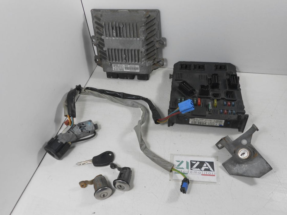 Kit Chiave ECU Citroen Berlingo I 2.0 90cv RHY 2004 5WS40108E-T SW9651942080 HW9647423380