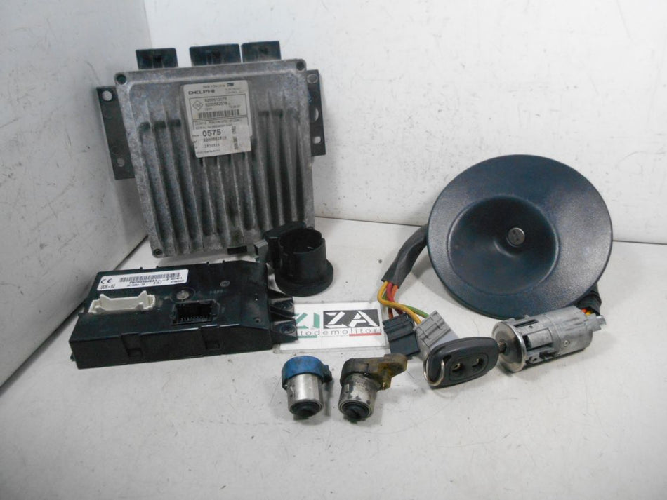 Kit Chiave ECU Renault Kangoo I Rest. 1.5 DCI 50kw K9KV7 2007 8200582518