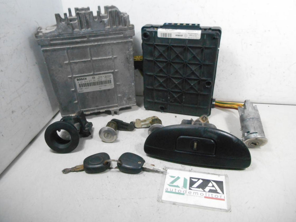 Kit Chiave ECU Renault Megane Scenic 1.9 72kw F9QA7 2000 0281010077 7700114644