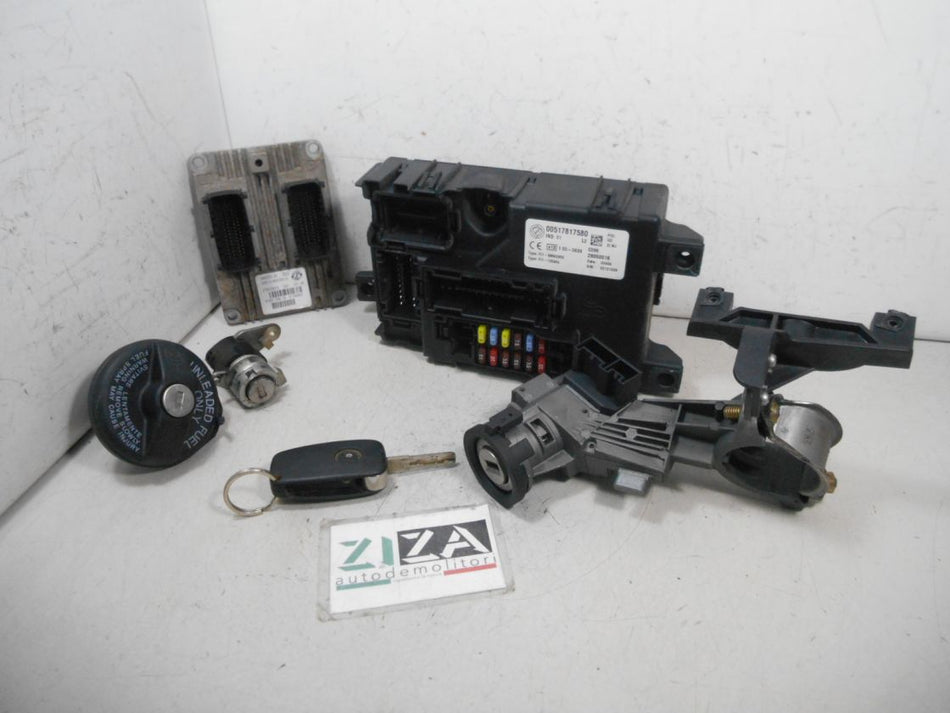 Kit Chiave ECU Fiat Grande Punto 1.2 48kw 65cv 2006 51784956 IAW5SF3M1