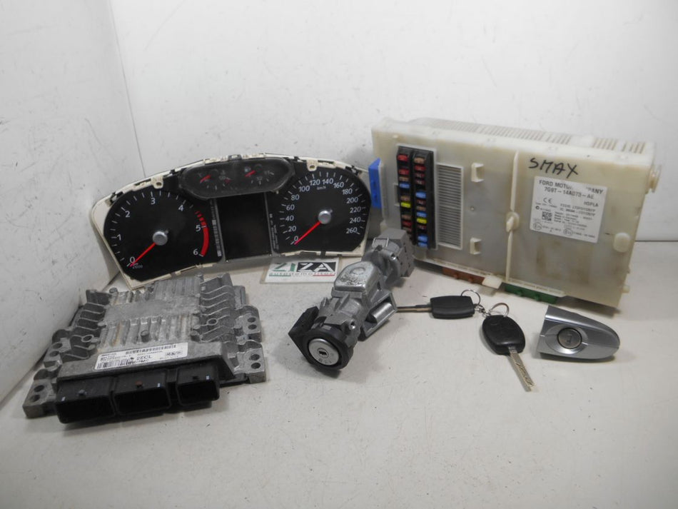 Kit Chiave ECU Ford S-MAX 2.0 TDCI 103kw 140cv QXWA 2008 6G91-12A650-NL