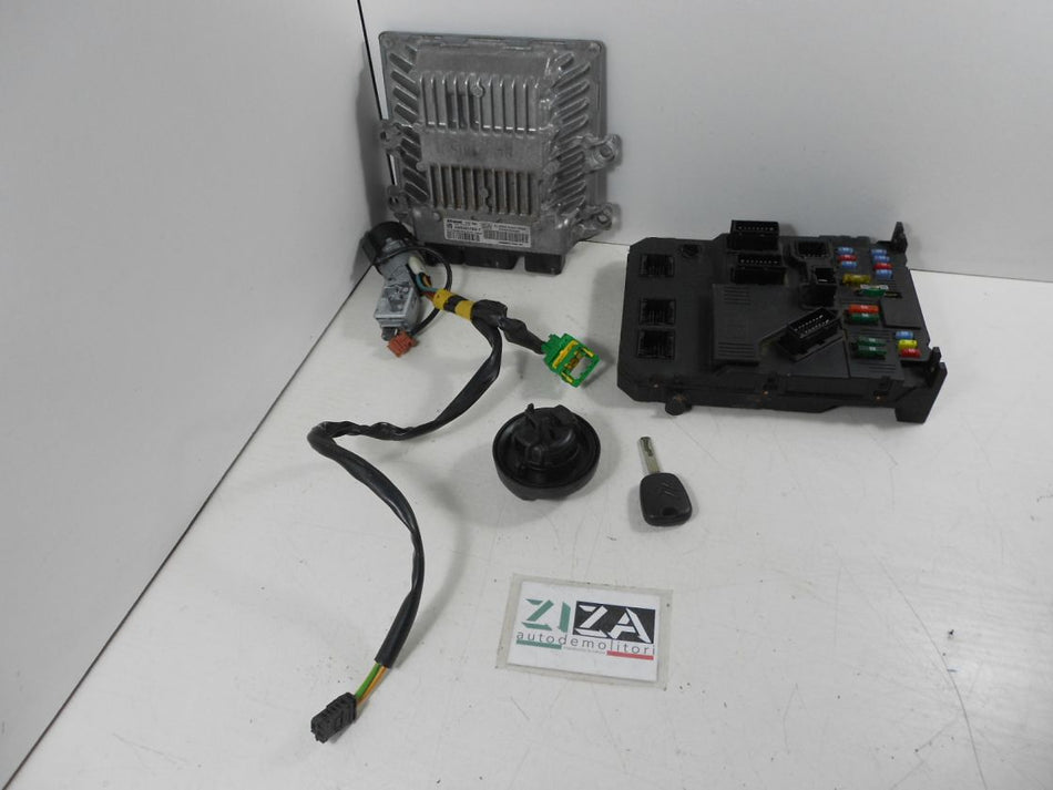 Kit Chiave ECU Citroen C2 1.4 HDI 50kw 68cv 8HZ 2005 SID804 9655939480