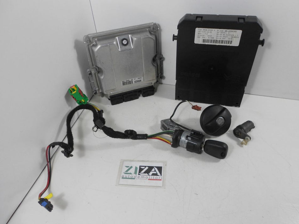 Kit Chiave ECU Peugeot 307 SW 2.0 HDI 79kw RHS 2002 9644606180 0281010779