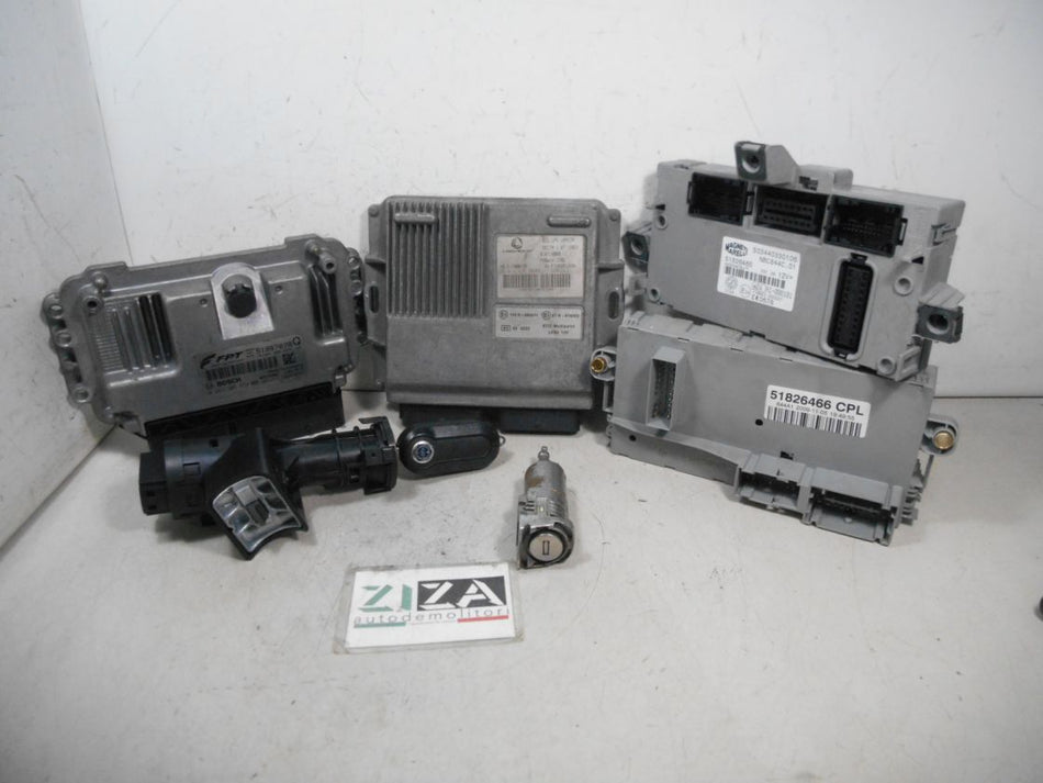 Kit Chiave ECU Lancia Delta 1.4 T-Jet B/GPL 120cv 198A4000 2010 51867078 0261S05874