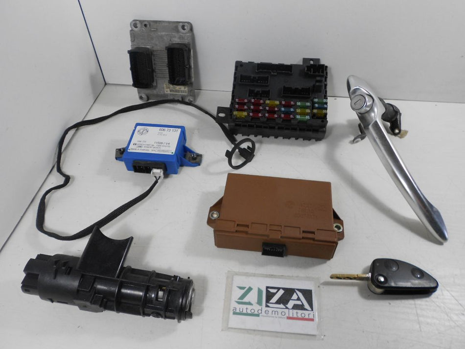 Kit Chiave ECU Alfa 156 SW 1.8 140cv AR32205 2002 00468153660 0261206711