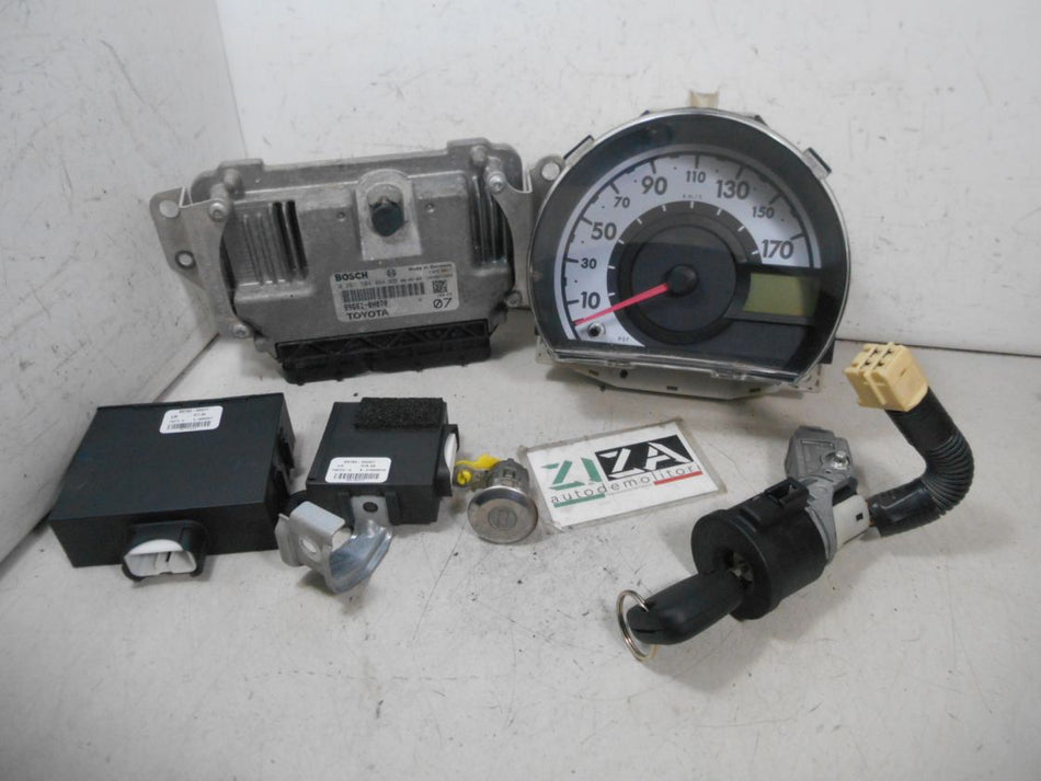 Kit Chiave ECU Peugeot 107 1.0 50kw 1KR 2009 89661-0H070 0261S04464