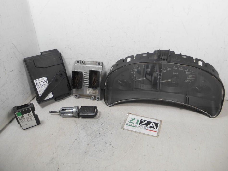 Kit Chiave ECU Opel Corsa C 1.2 55kw 75cv Z12XE 2001 09115112 0261206074