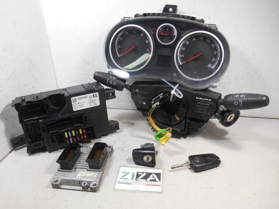 Kit Chiave ECU Opel Corsa D 1.2 80cv Z12XEP 2009 55557933 0261208940