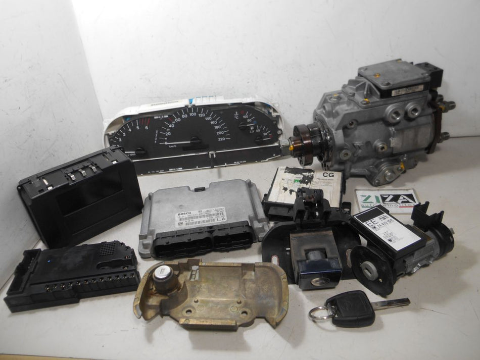 Kit Chiave ECU Opel Vectra B 2.0 100cv X20DTH 2000 90508986 0281010633