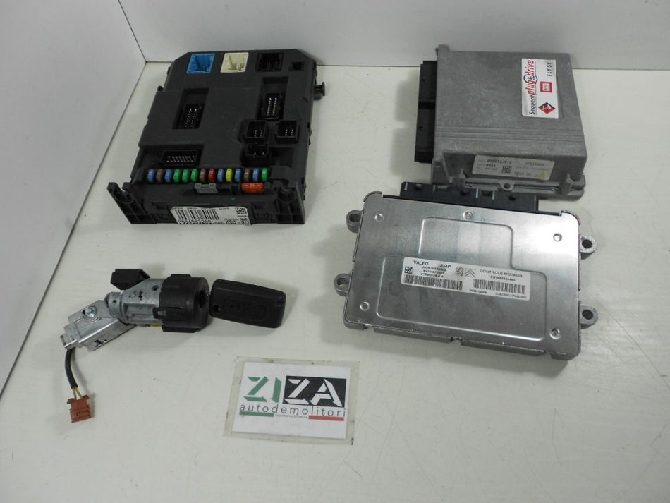 Kit Chiave ECU Citroen C3 I Res 1.1 60cv HFX 2010 9665424480 21586539-8 B