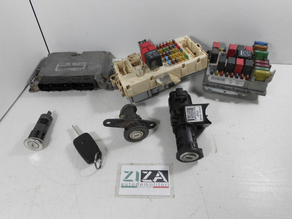 Kit Chiave ECU Fiat Stilo 1.9 JTD 85kw 192A1000 2003 55188214 0281011421