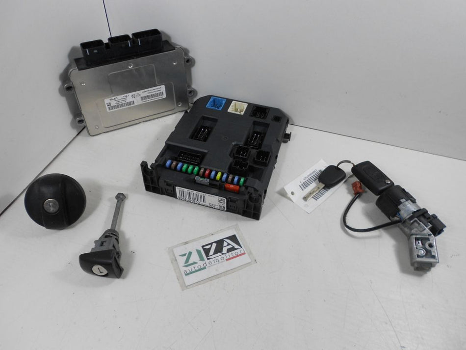 Kit Chiave ECU Peugeot 207 1.4 B/Gpl 54kw KFT 2012 9676782980