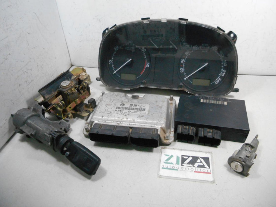 Kit Chiave ECU Skoda Octavia 1.9 81kw ASV 2003 038906012CL 0281010380
