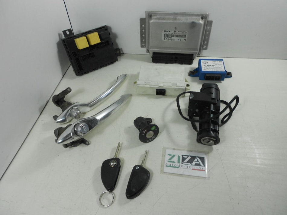 Kit Chiave ECU Alfa 156 1.9 JTD 85kw 116cv 937A2000 2004 55186488