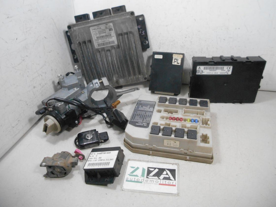 Kit Chiave ECU Nissan Micra K12 1.5 DCI 60kw K9K 2003 8200334419 8200326498
