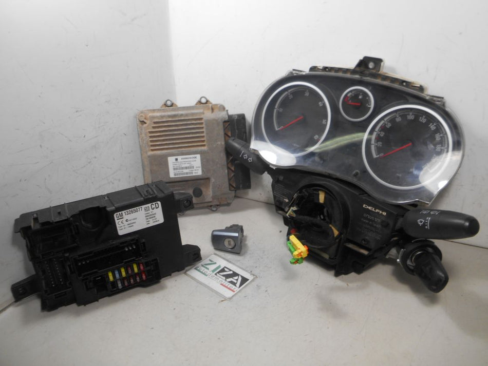 Kit Chiave ECU Opel Corsa D 1.3 CDTI 90cv Z13DTH 2008 55566039 MJD603.SA