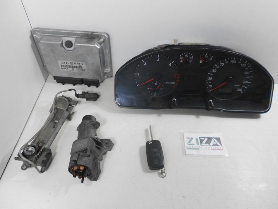Kit Chiave ECU Audi A4 B5 1.9 TDI 110cv AFN 1999 038906018FD 0281001966